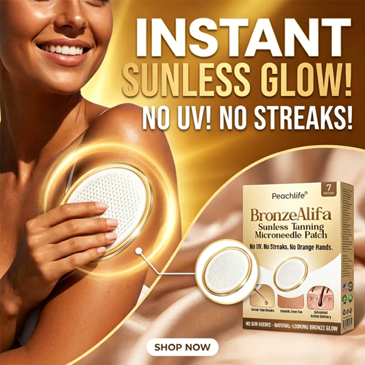 Peachlife® BronzeAura Sunless Tanning Microneedle Patch